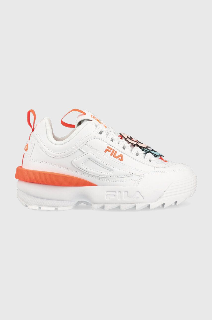 Fila Sneakers boty DISRUPTOR FLOWER bílá barva - Pepit.cz