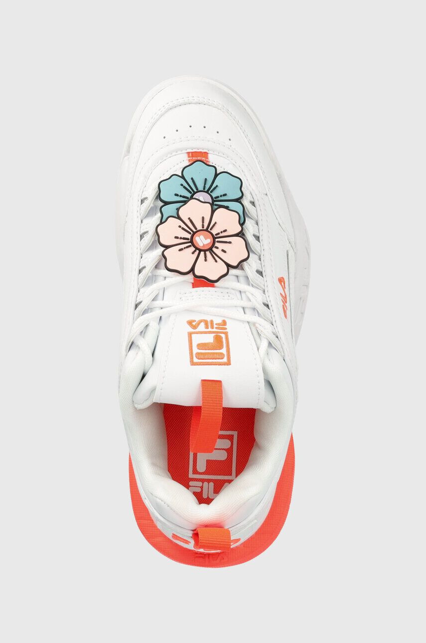 Fila Sneakers boty DISRUPTOR FLOWER bílá barva - Pepit.cz