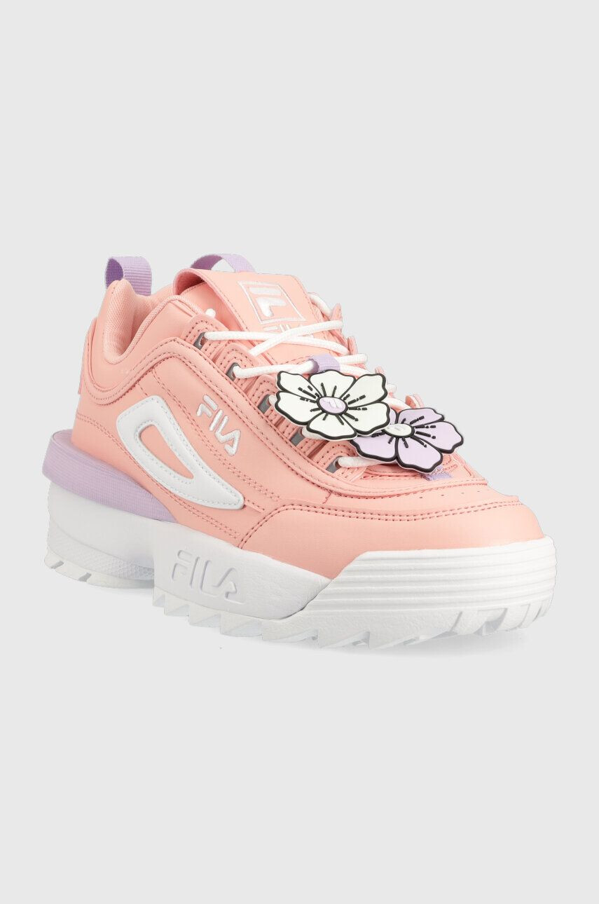 Fila Sneakers boty DISRUPTOR FLOWER růžová barva - Pepit.cz