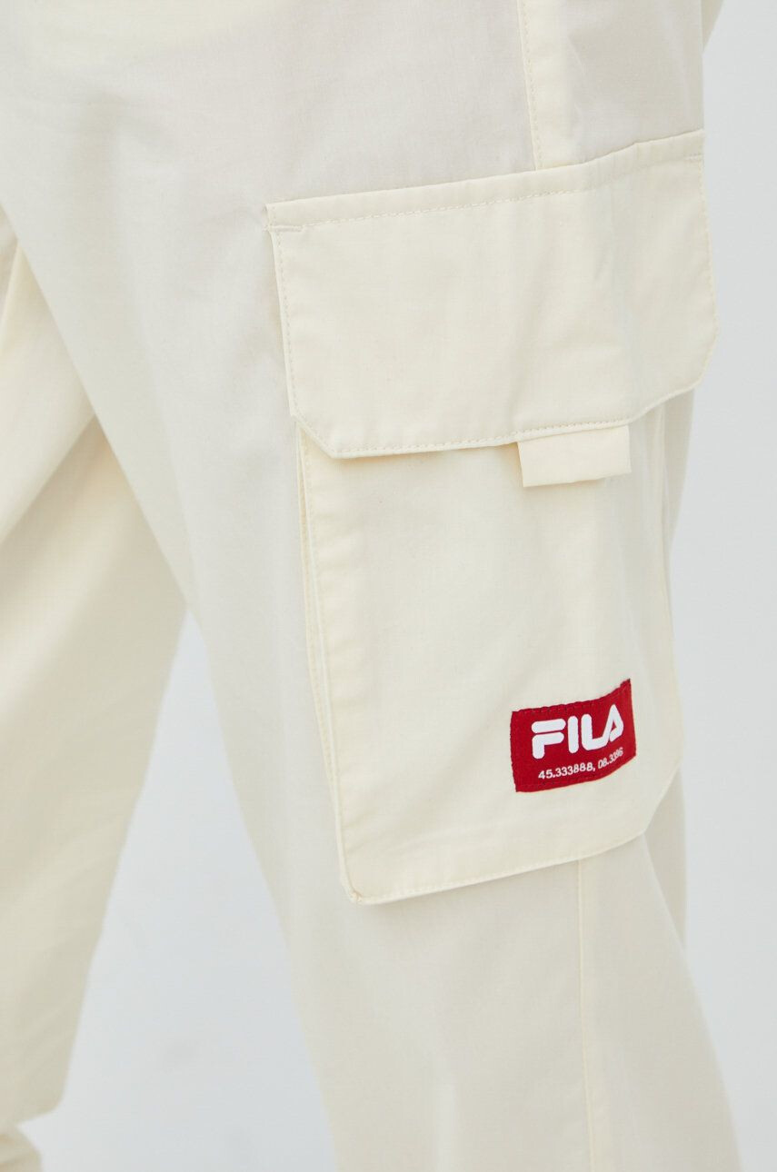 Fila Tepláky dámské béžová barva jogger high waist - Pepit.cz