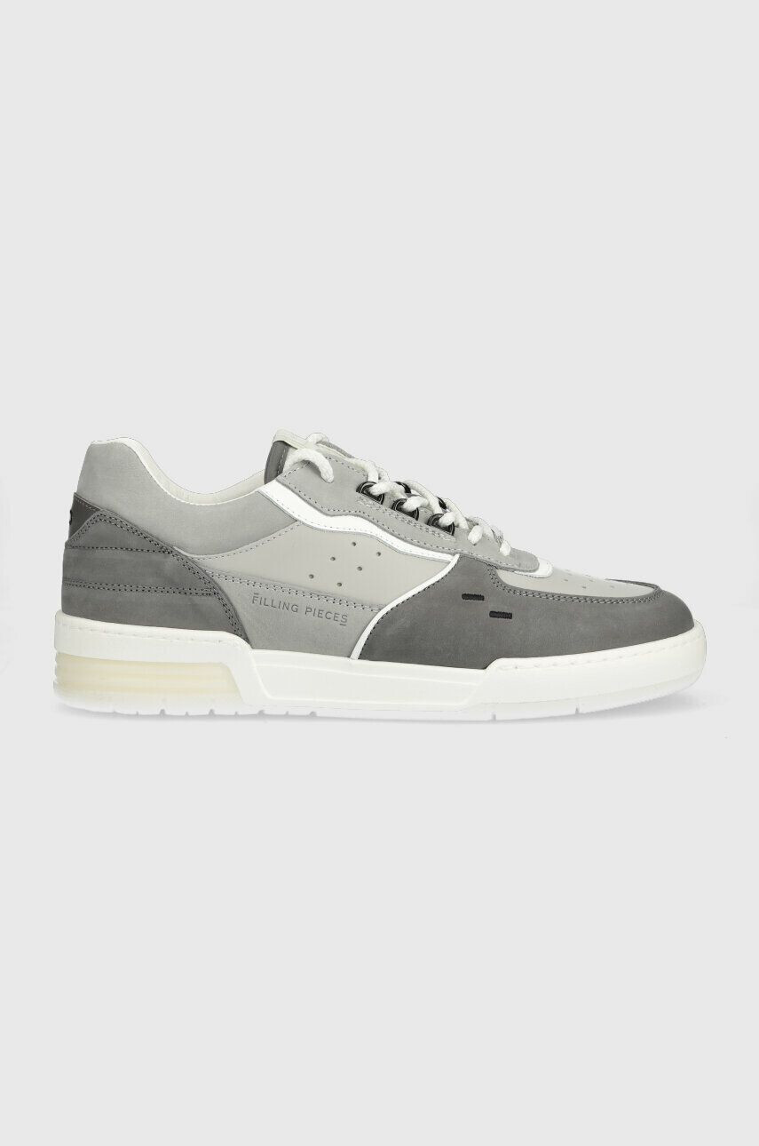 Filling Pieces Kožené sneakers boty Curb Era šedá barva 48333391002 - Pepit.cz