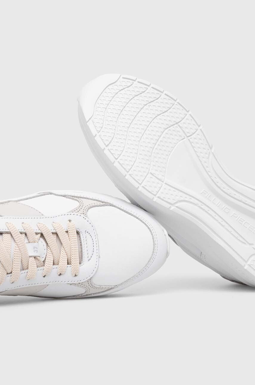 Filling Pieces Kožené sneakers boty Jet Runner bílá barva 17127362052 - Pepit.cz