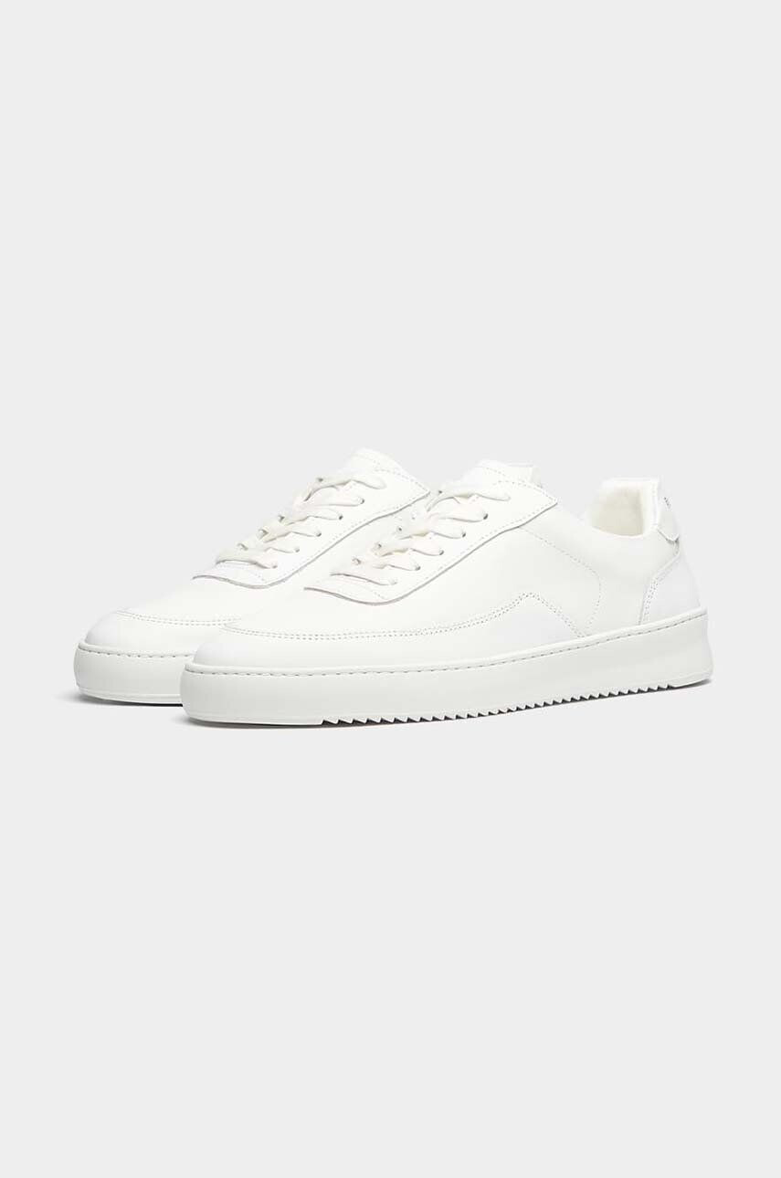 Filling Pieces Kožené sneakers boty Mondo 2.0 Ripple Nappa bílá barva 39922901901 - Pepit.cz