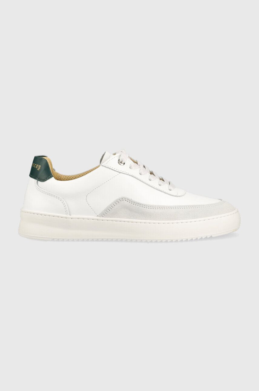 Filling Pieces Kožené sneakers boty Mondo Squash bílá barva 46733331901 - Pepit.cz