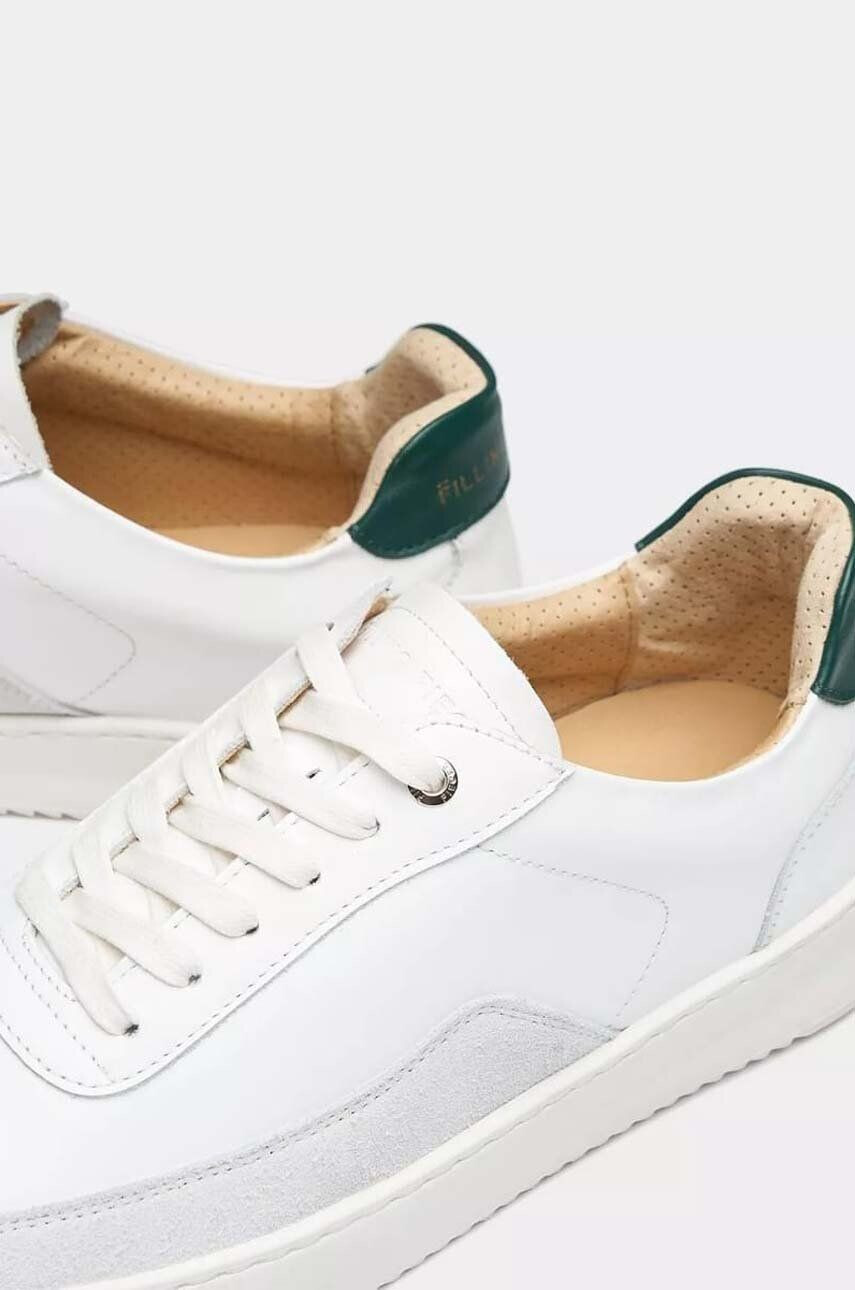 Filling Pieces Kožené sneakers boty Mondo Squash bílá barva 46733331901 - Pepit.cz