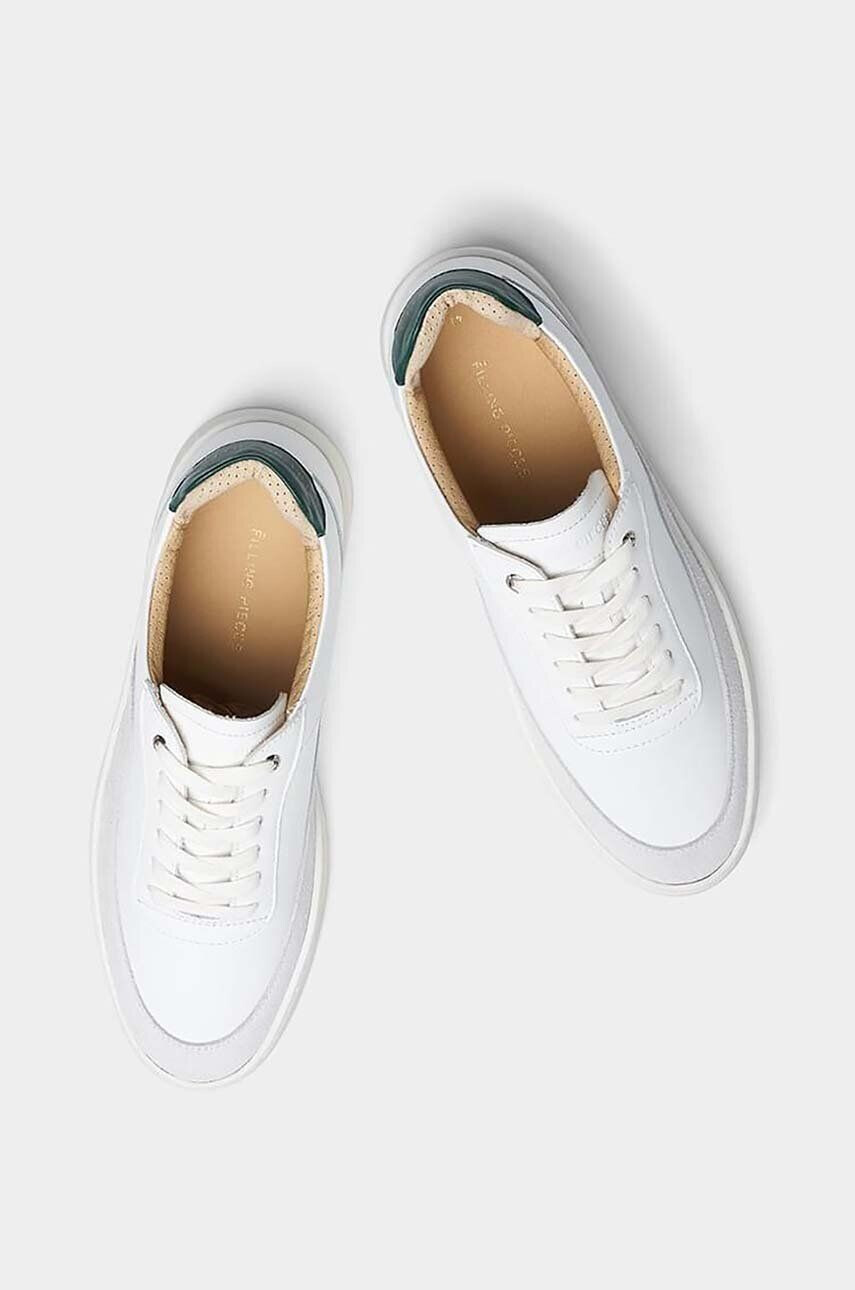 Filling Pieces Kožené sneakers boty Mondo Squash bílá barva 46733331901 - Pepit.cz