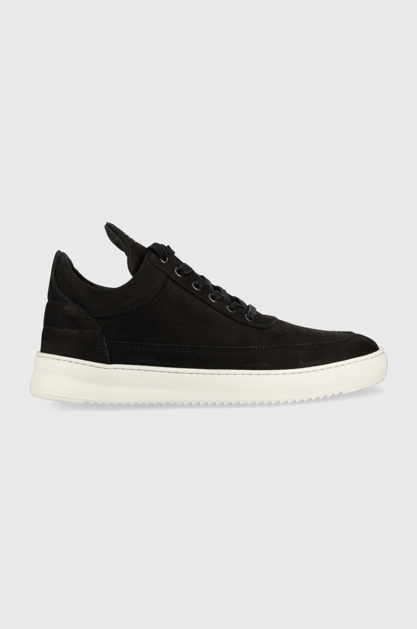 Filling Pieces Semišové sneakers boty Low Top Ripple černá barva 25121721863 - Pepit.cz