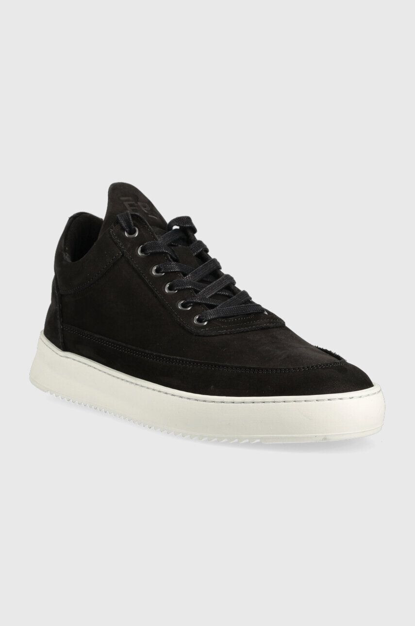 Filling Pieces Semišové sneakers boty Low Top Ripple černá barva 25121721863 - Pepit.cz