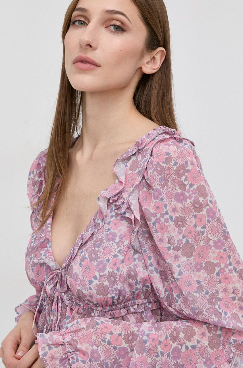 For Love & Lemons Halenka dámská bílá barva hladká - Pepit.cz