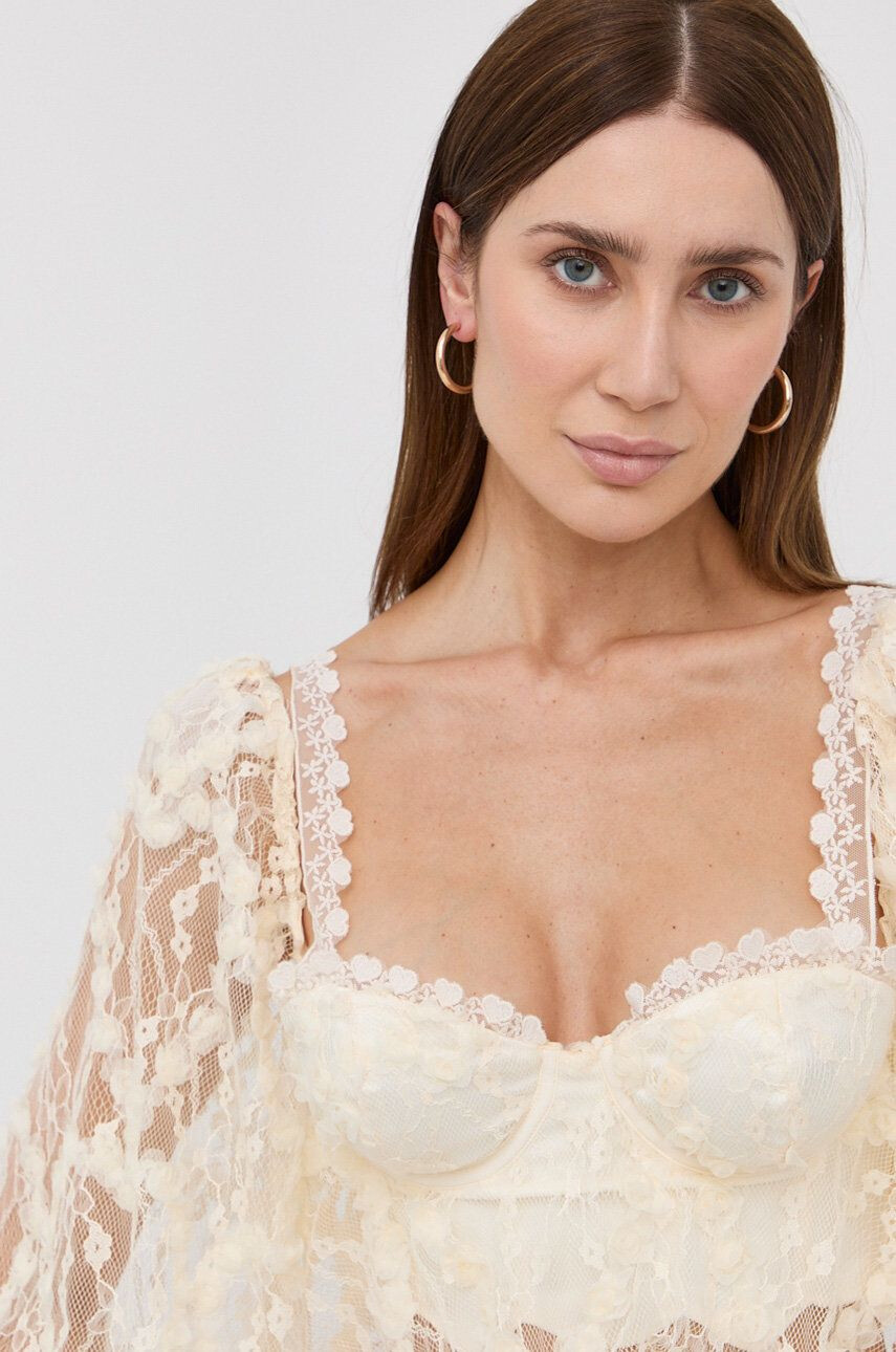 For Love & Lemons Halenka dámská růžová barva - Pepit.cz