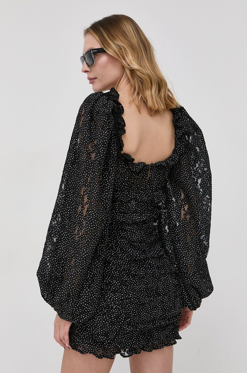 For Love & Lemons Šaty černá barva mini - Pepit.cz