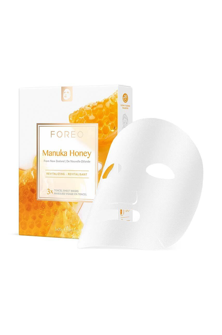 FOREO Revitalizační látková maska pro stárnoucí pleť Farm To Face Sheet Mask 3-pack - Pepit.cz