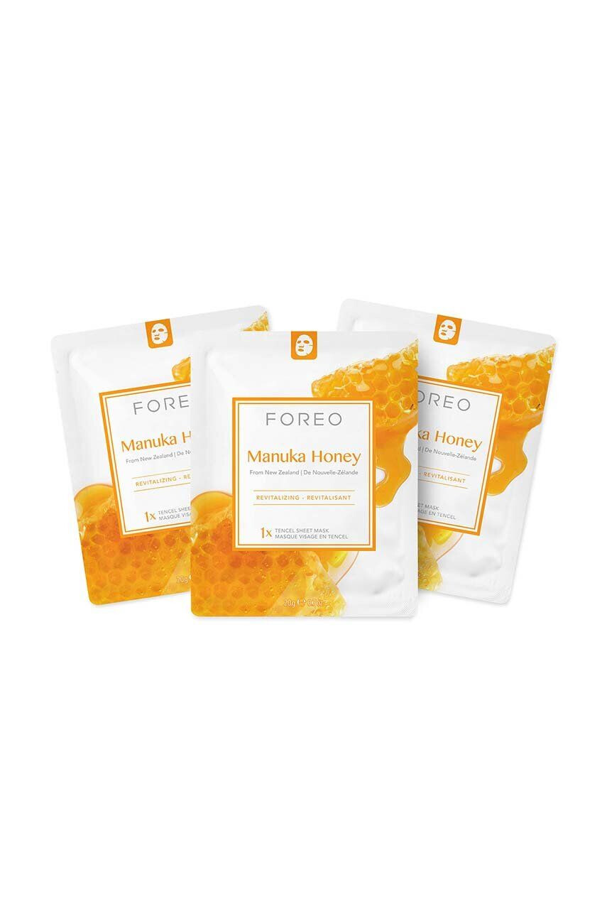 FOREO Revitalizační látková maska pro stárnoucí pleť Farm To Face Sheet Mask 3-pack - Pepit.cz