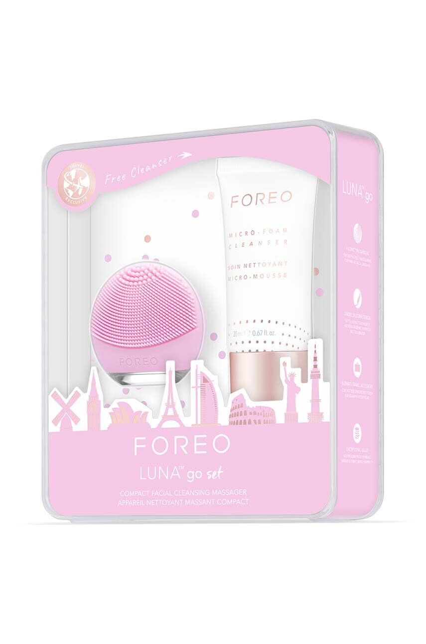 FOREO Sada péče o pleť obličeje Set LUNA go Pearl Pink - Pepit.cz