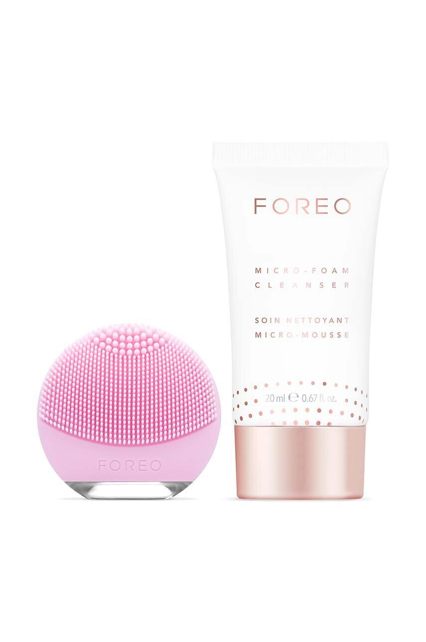 FOREO Sada péče o pleť obličeje Set LUNA go Pearl Pink - Pepit.cz