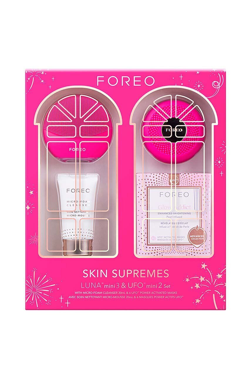 FOREO Sada péče o pleť obličeje Skin Supremes 2022 LUNA mini 3 & UFO mini 2 - Pepit.cz