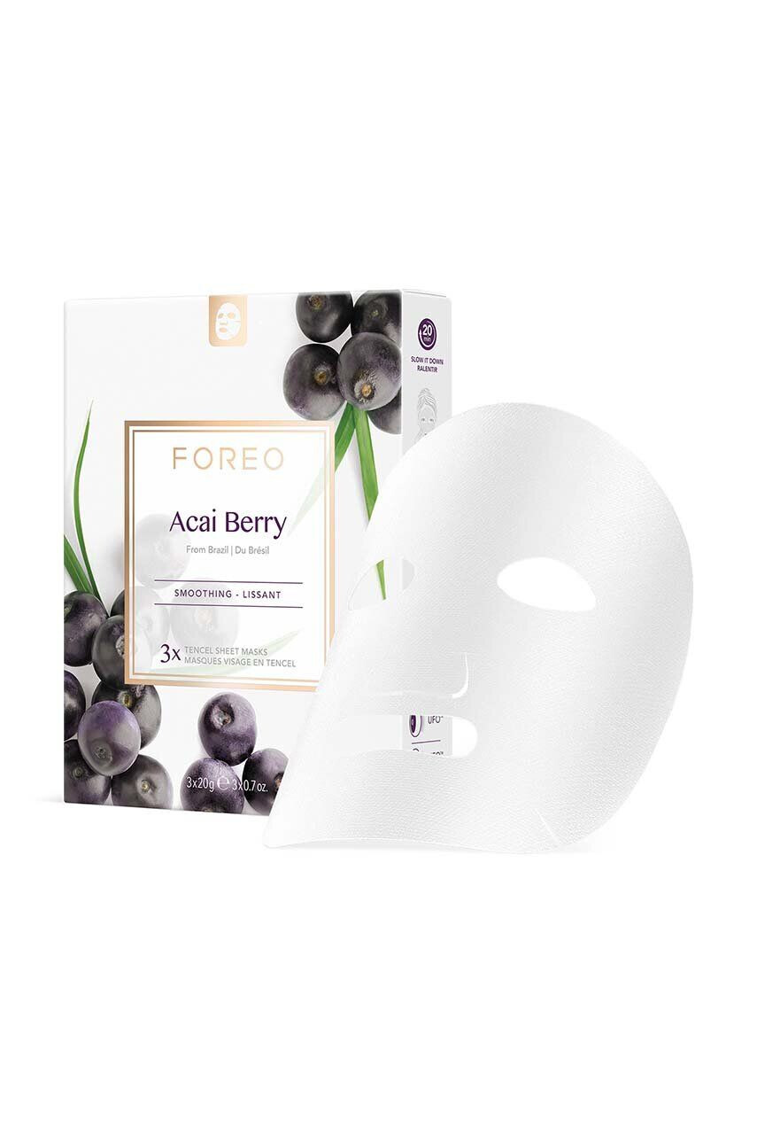 FOREO Zpevňující maska na pleť se známkami stárnutí Farm To Face Sheet Mask 3-pack - Pepit.cz