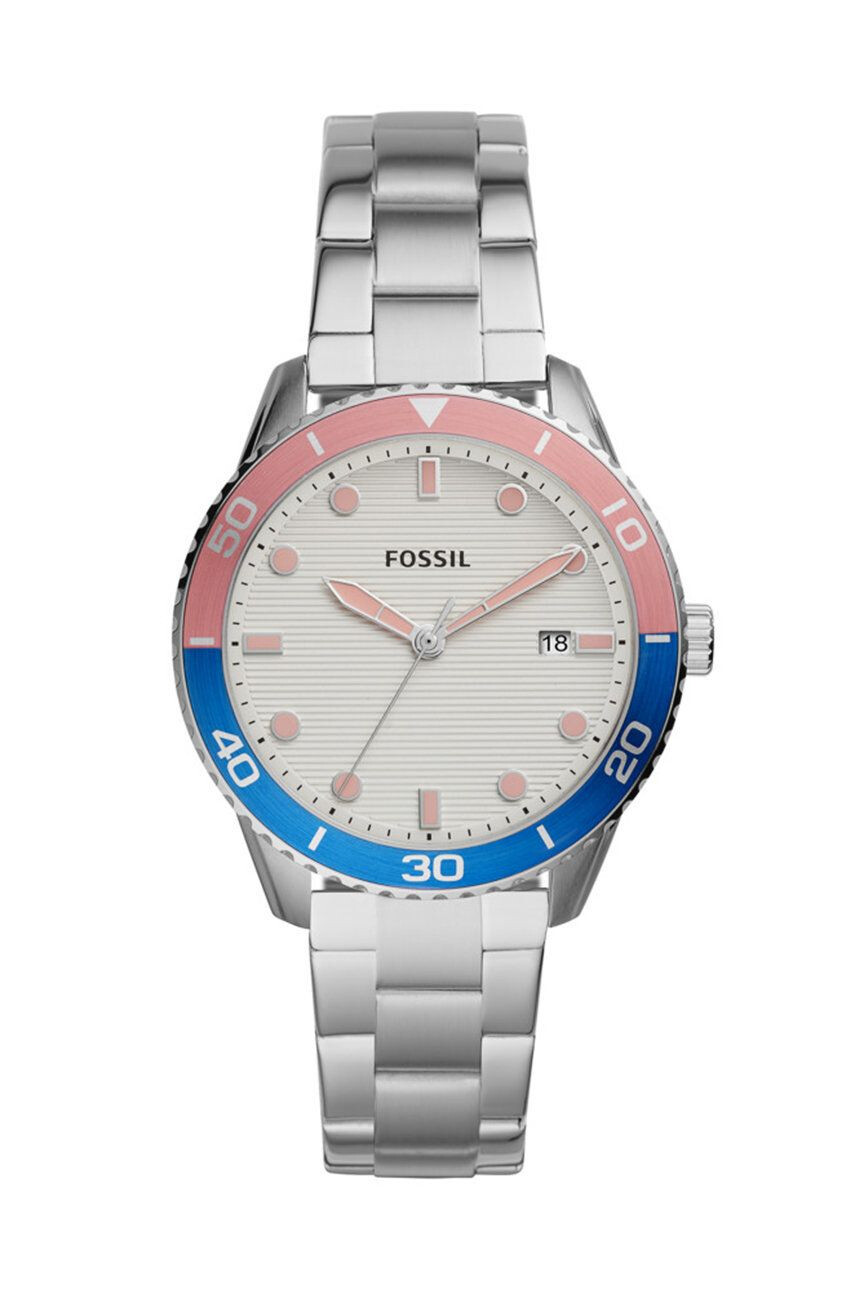 Fossil Hodinky BQ3598 dámské stříbrná barva - Pepit.cz