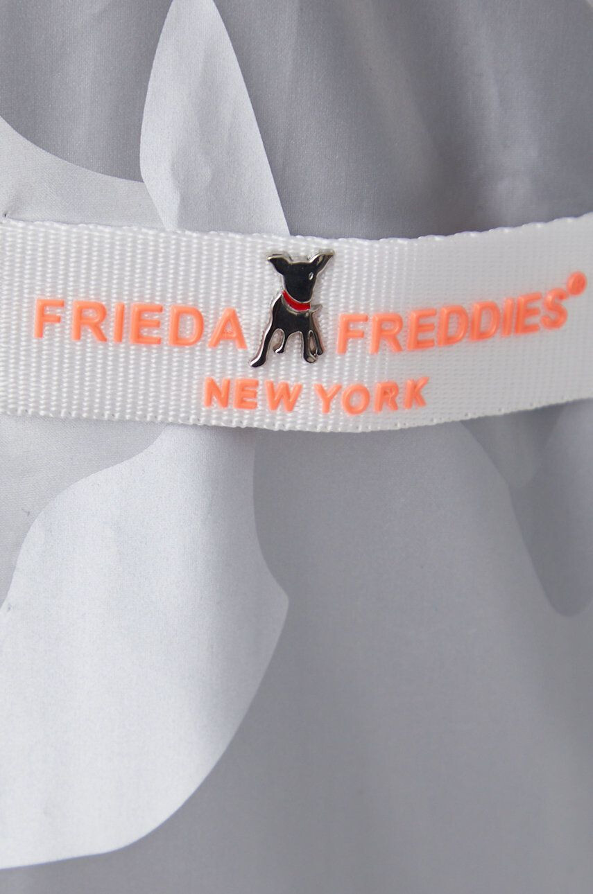 Frieda & Freddies Parka dámská stříbrná barva přechodná - Pepit.cz