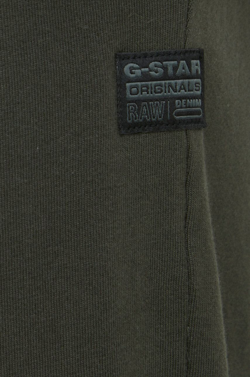 G-Star Raw Bavlněná kombinéza zelená barva s výstřihem do v - Pepit.cz