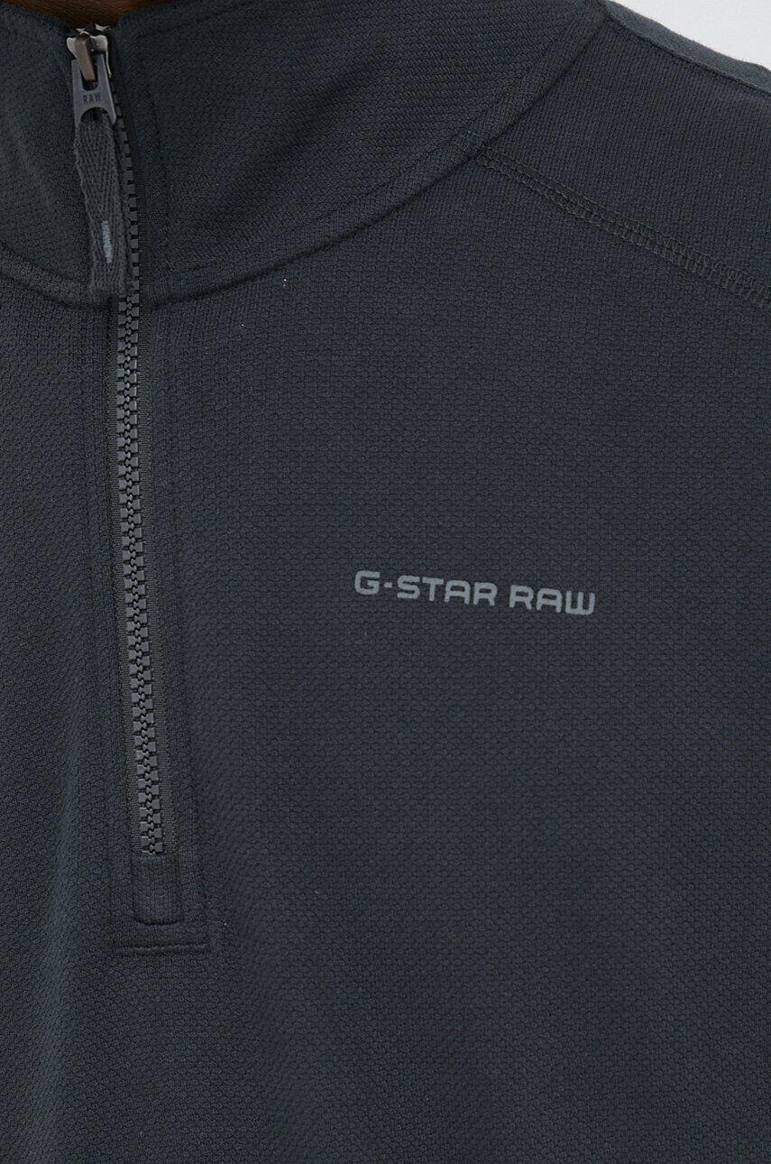 G-Star Raw Bavlněná mikina pánská šedá barva hladká - Pepit.cz