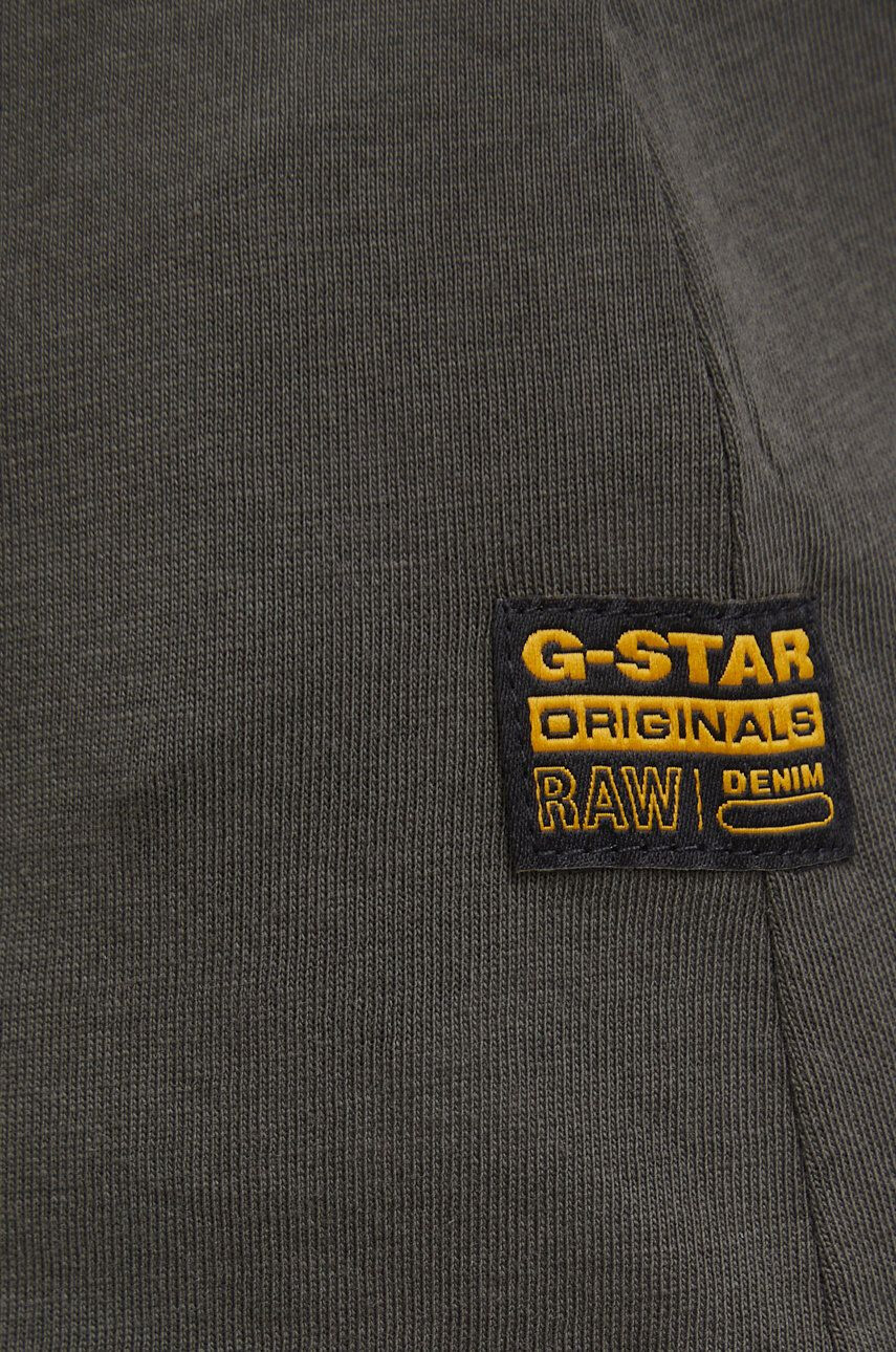 G-Star Raw Bavlněné tričko zelená barva - Pepit.cz