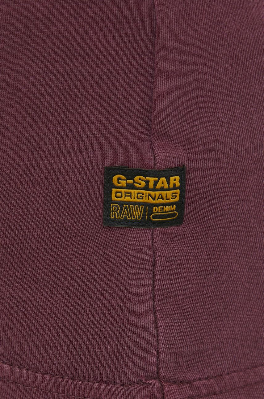 G-Star Raw Bavlněné tričko oranžová barva - Pepit.cz