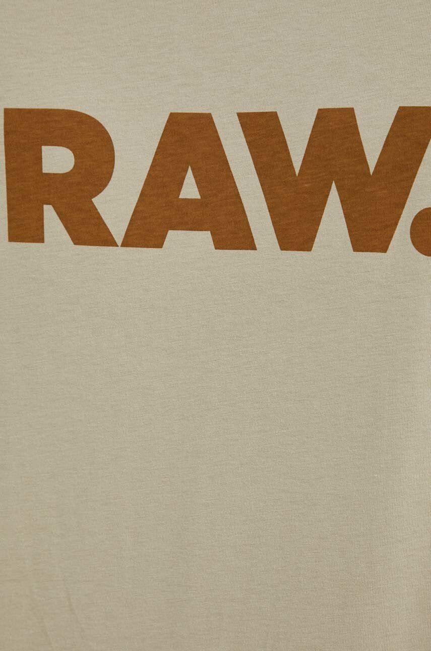 G-Star Raw Bavlněné tričko tmavomodrá barva s potiskem - Pepit.cz