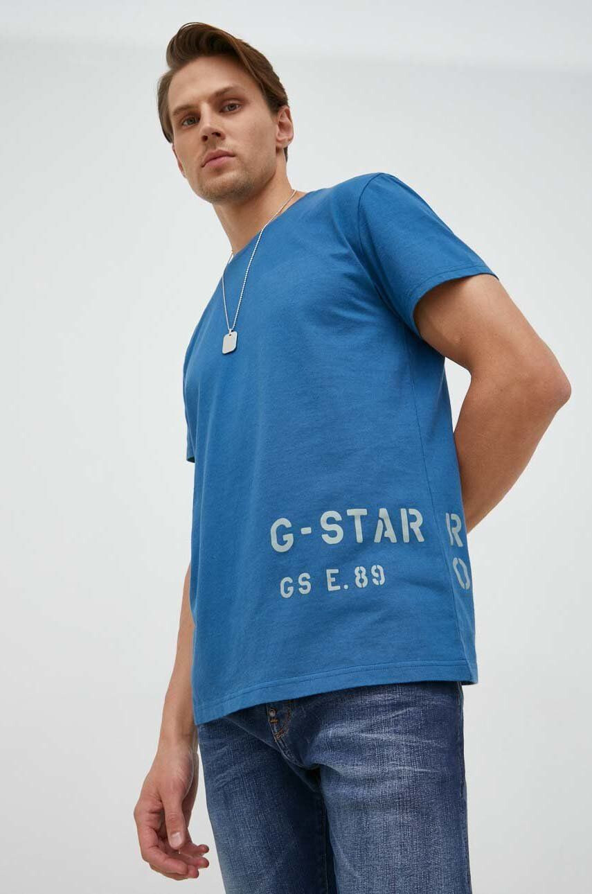 G-Star Raw Bavlněné tričko s potiskem - Pepit.cz