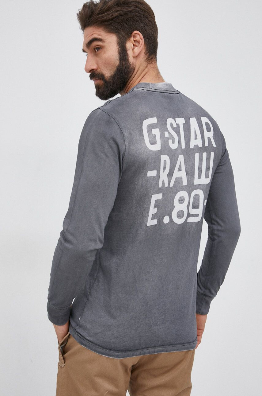 G-Star Raw Bavlněné tričko s dlouhým rukávem - Pepit.cz