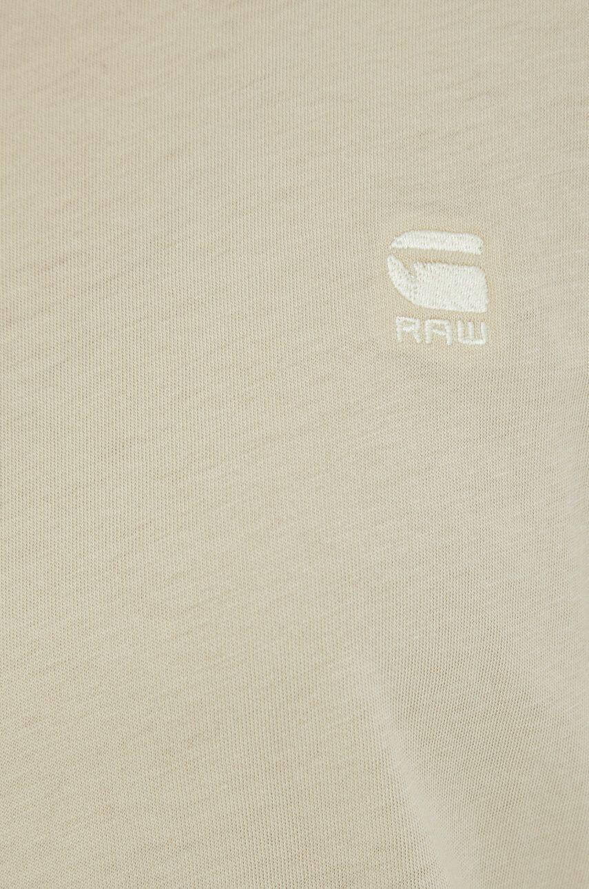 G-Star Raw Bavlněné tričko s dlouhým rukávem béžová barva - Pepit.cz