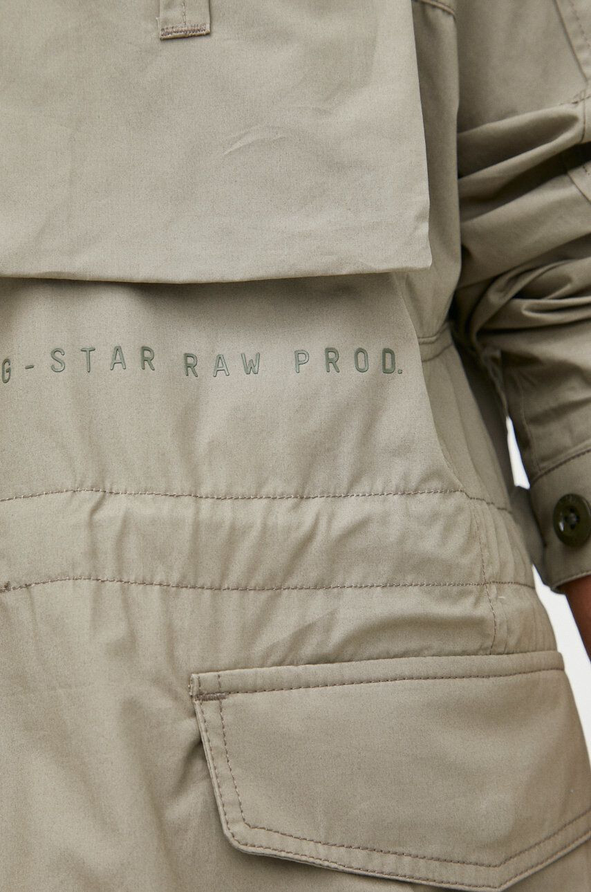 G-Star Raw Bunda pánská zelená barva přechodná oversize - Pepit.cz