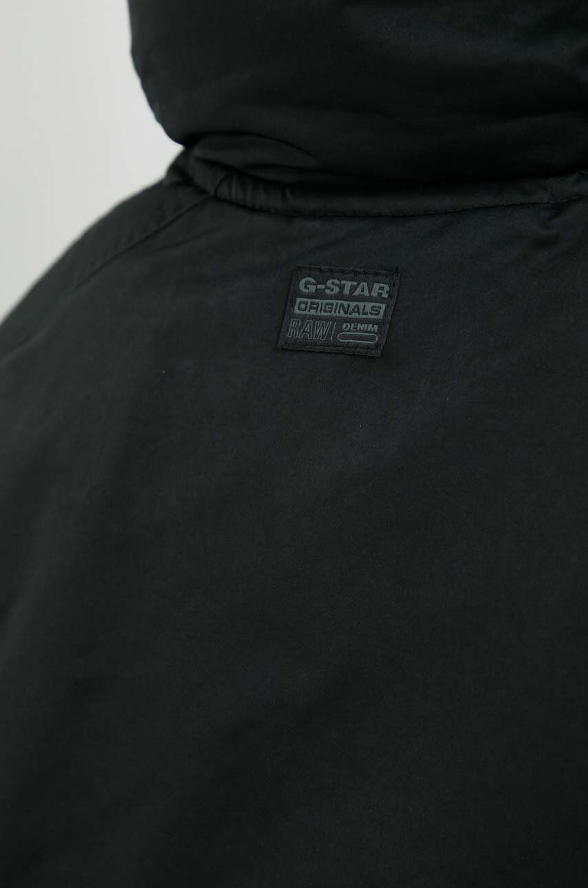 G-Star Raw Bunda dámská černá barva přechodná oversize - Pepit.cz