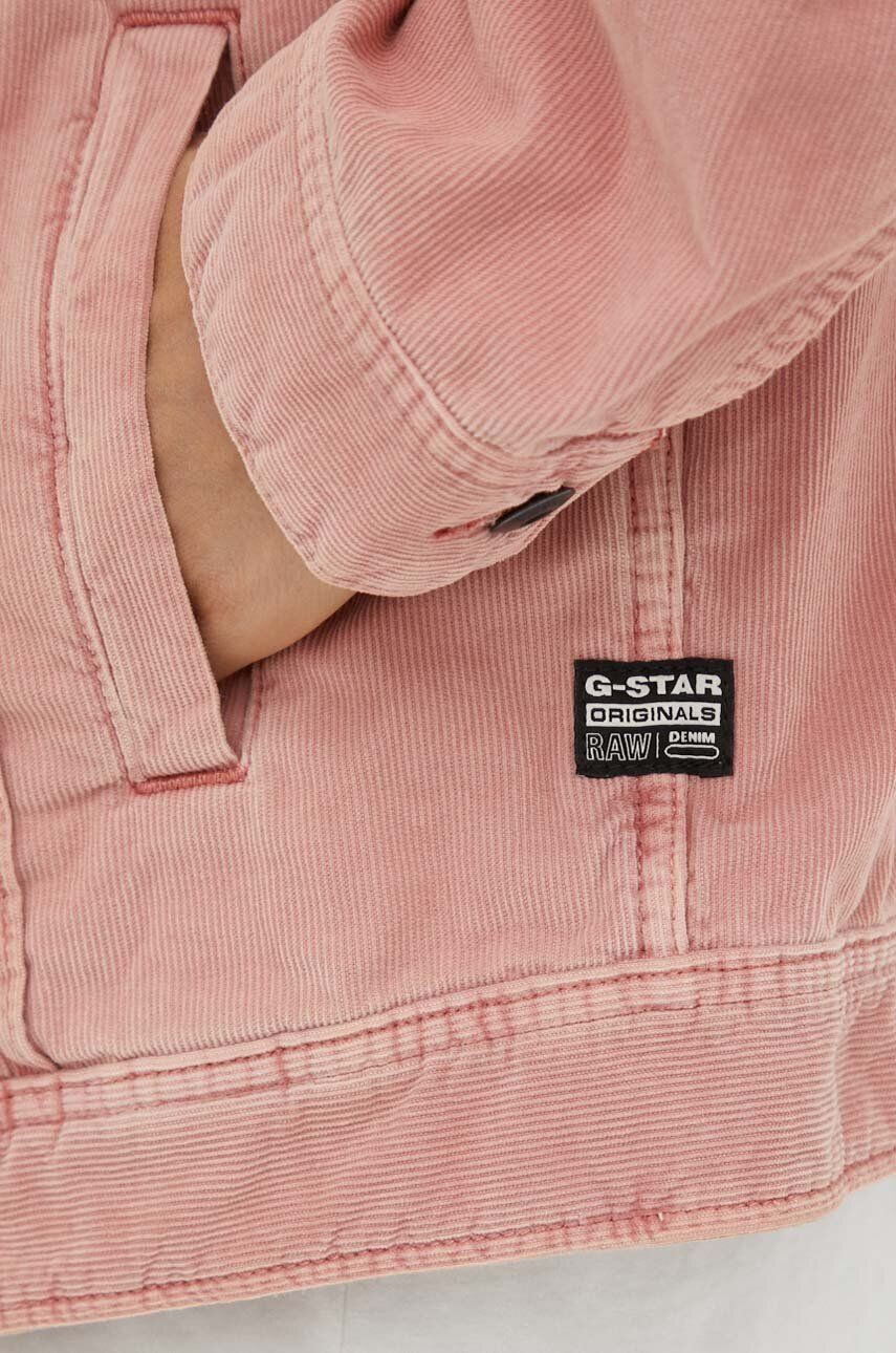 G-Star Raw Bunda dámská růžová barva přechodná - Pepit.cz