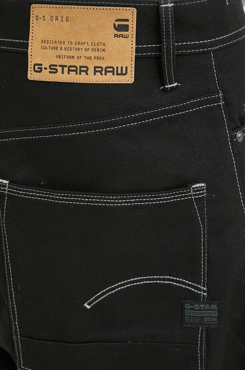 G-Star Raw Kalhoty Pánské černá barva ve střihu cargo - Pepit.cz