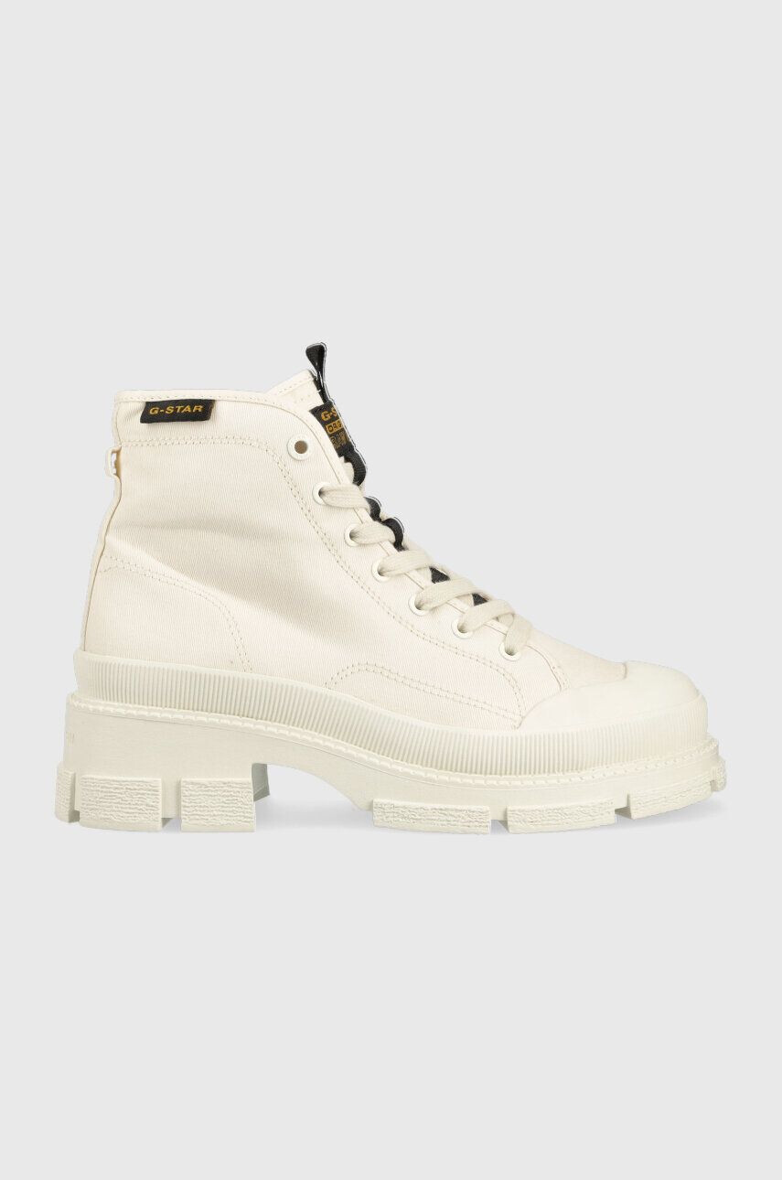 G-Star Raw Kecky Aefon Ii Mid dámské béžová barva - Pepit.cz