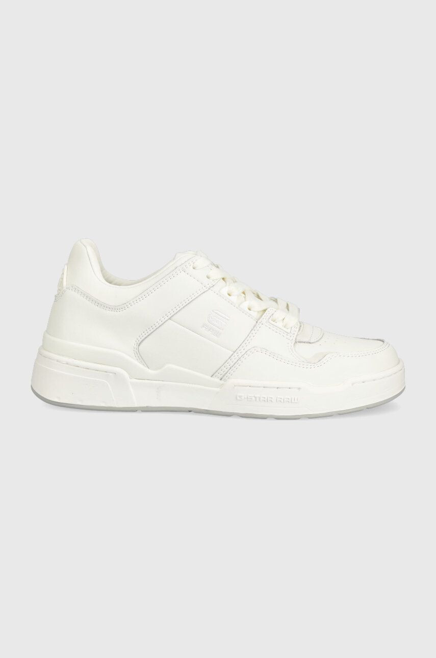 G-Star Raw Kožené sneakers boty Attacc Bsc bílá barva - Pepit.cz