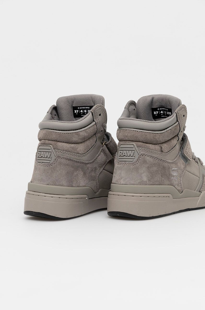 G-Star Raw Semišové sneakers boty Attacc Mid šedá barva - Pepit.cz