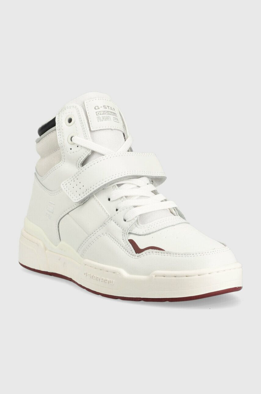 G-Star Raw Sneakers boty Attacc Mid bílá barva - Pepit.cz