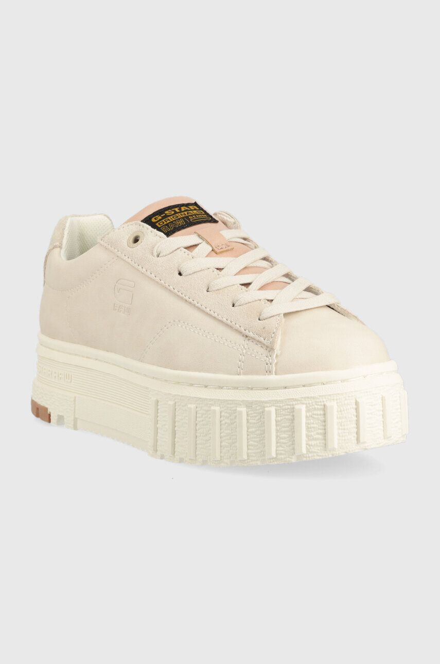 G-Star Raw Sneakers boty Lhana Nub béžová barva 2311055502.OFWHT.OPNK - Pepit.cz