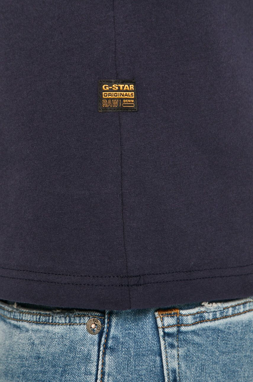 G-Star Raw Tričko pánské tmavomodrá barva hladké - Pepit.cz