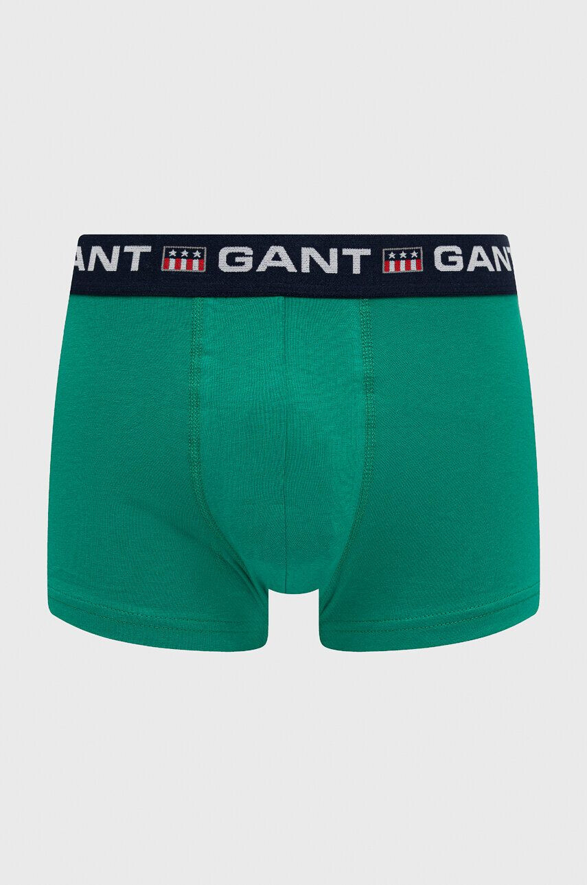 Gant Boxerky 3-pack pánské zelená barva - Pepit.cz