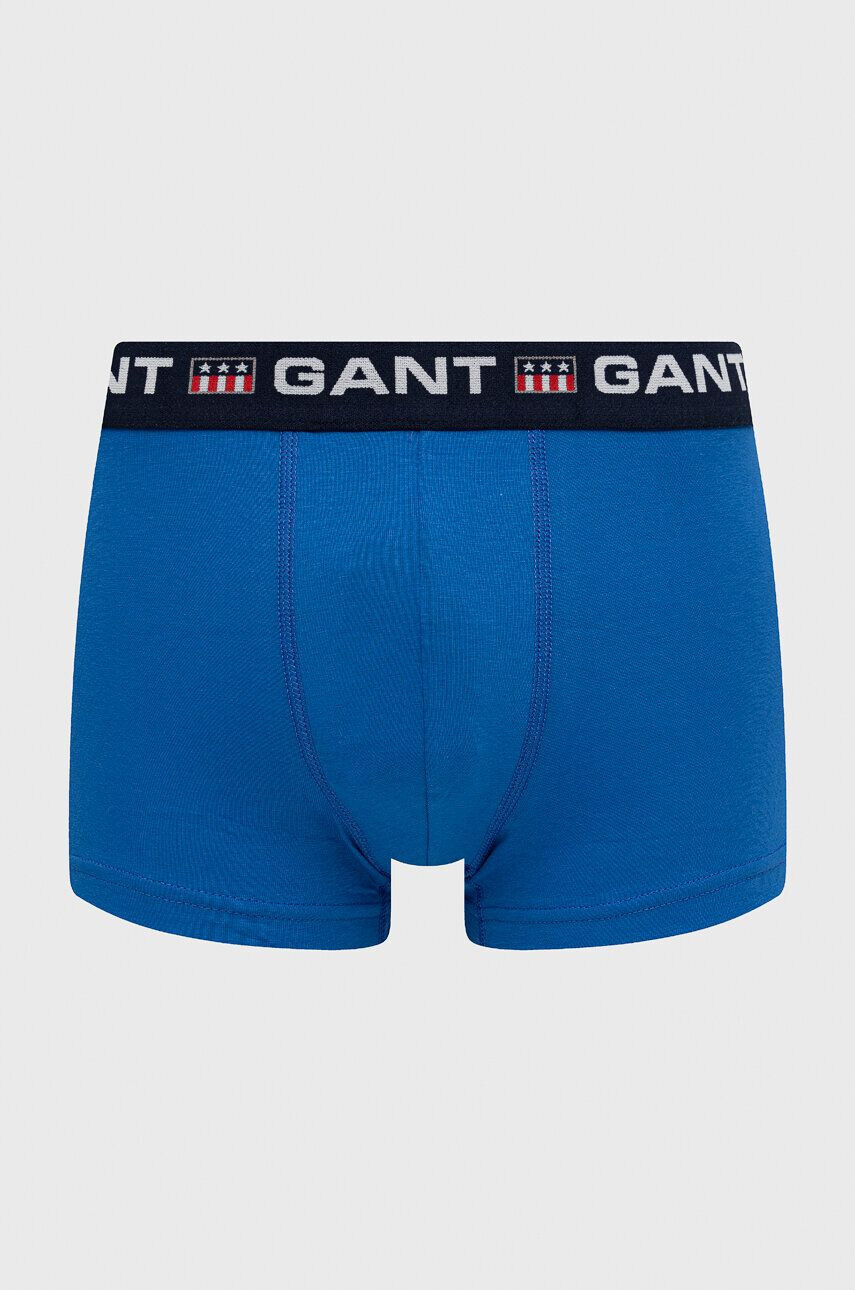 Gant Boxerky 3-pack pánské zelená barva - Pepit.cz