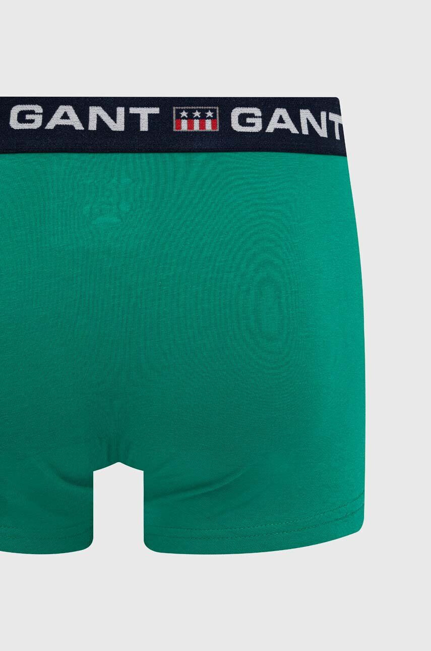 Gant Boxerky 3-pack pánské zelená barva - Pepit.cz