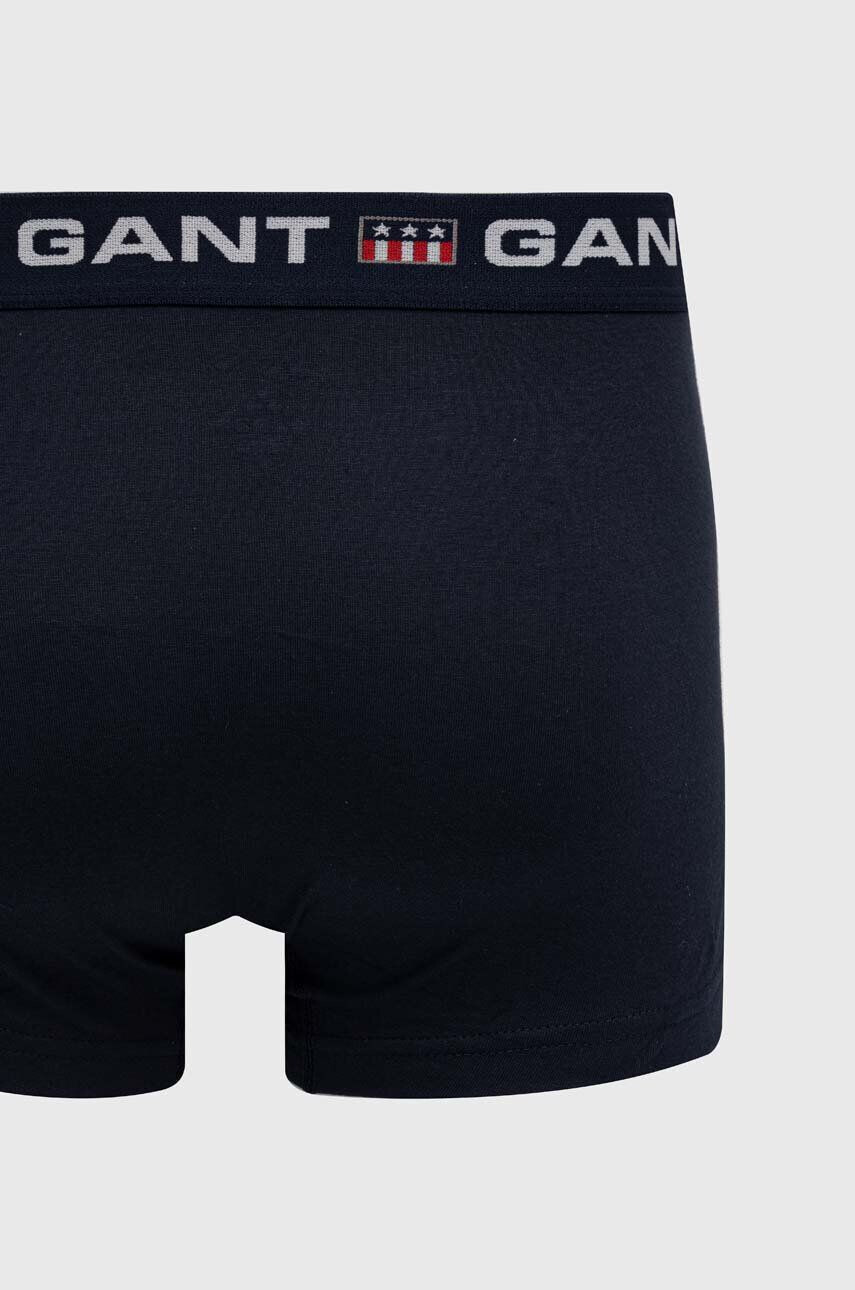 Gant Boxerky 3-pack pánské tmavomodrá barva - Pepit.cz