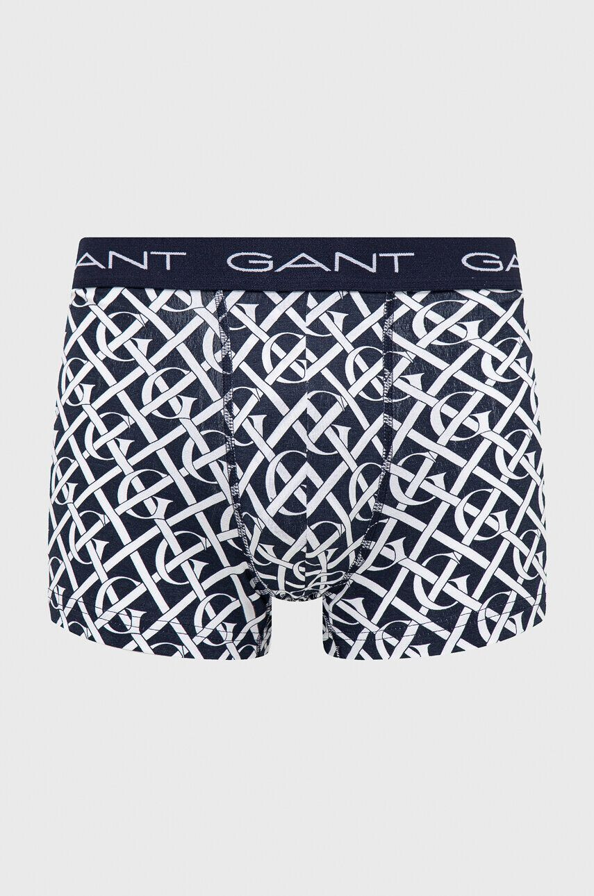 Gant Boxerky 3-pack pánské tmavomodrá barva - Pepit.cz