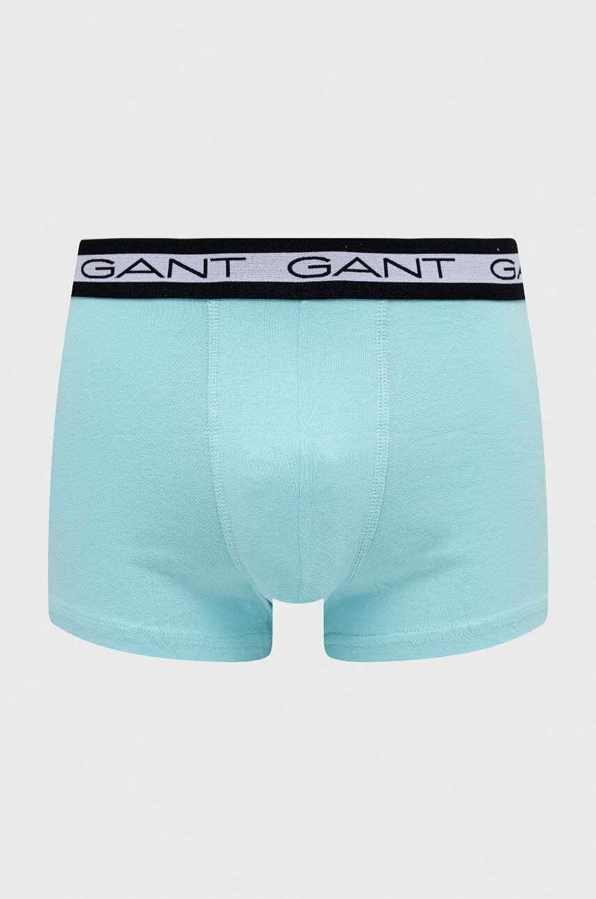 Gant Boxerky 3-pack pánské tyrkysová barva - Pepit.cz