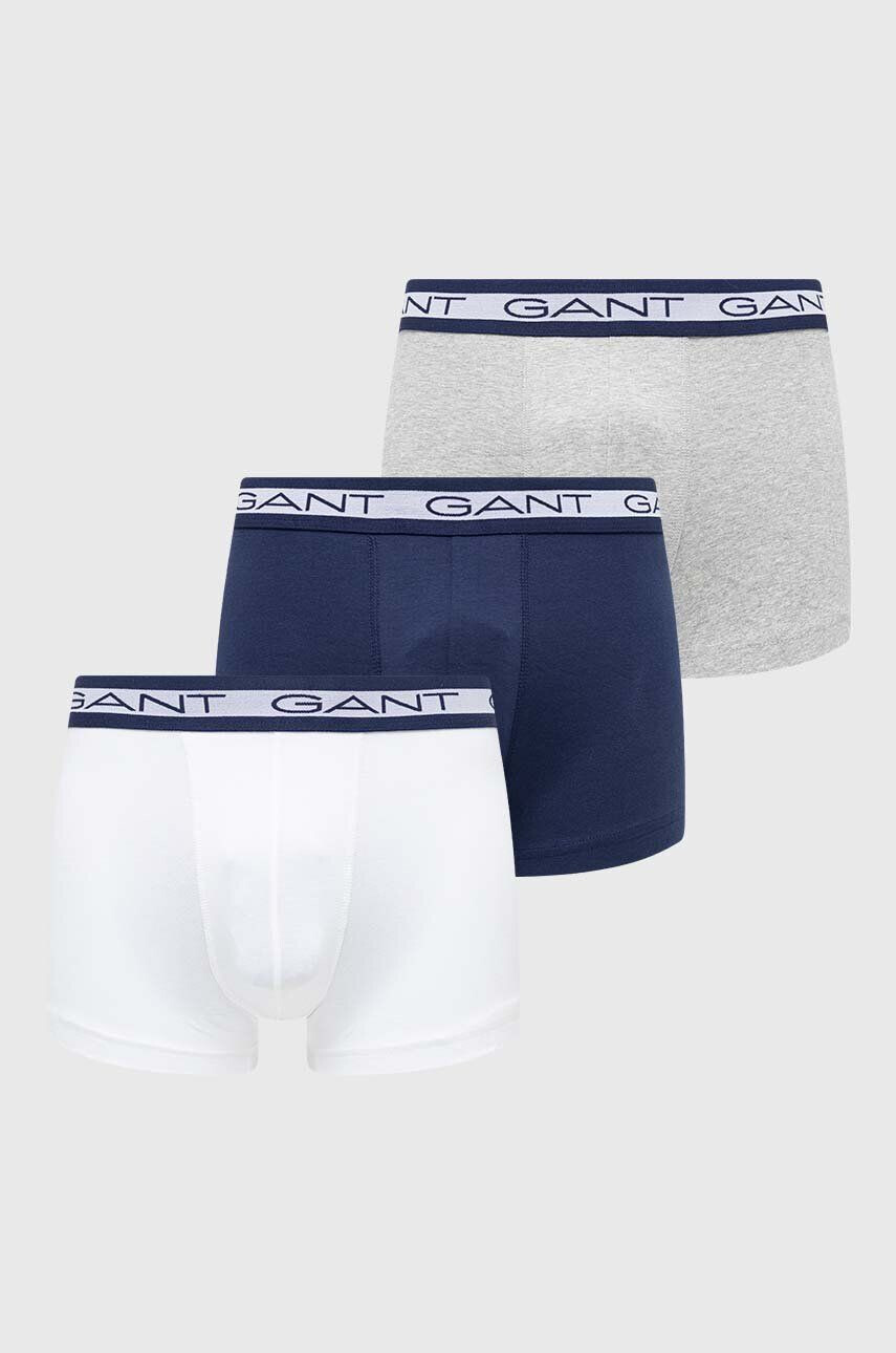 Gant Boxerky 3-pack pánské bílá barva - Pepit.cz