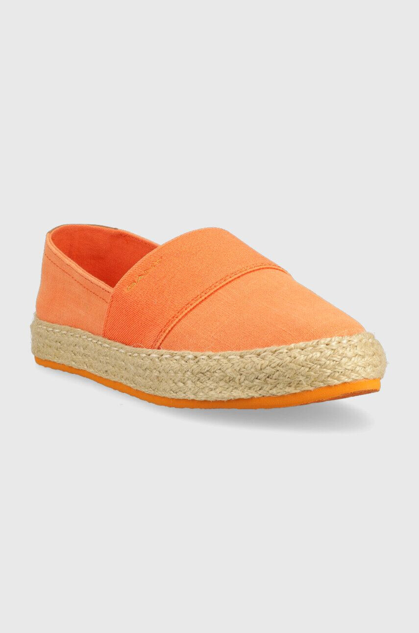 Gant Espadrilky Raffiaville oranžová barva 26569820.G49 - Pepit.cz