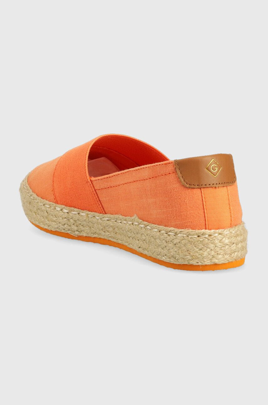 Gant Espadrilky Raffiaville oranžová barva 26569820.G49 - Pepit.cz